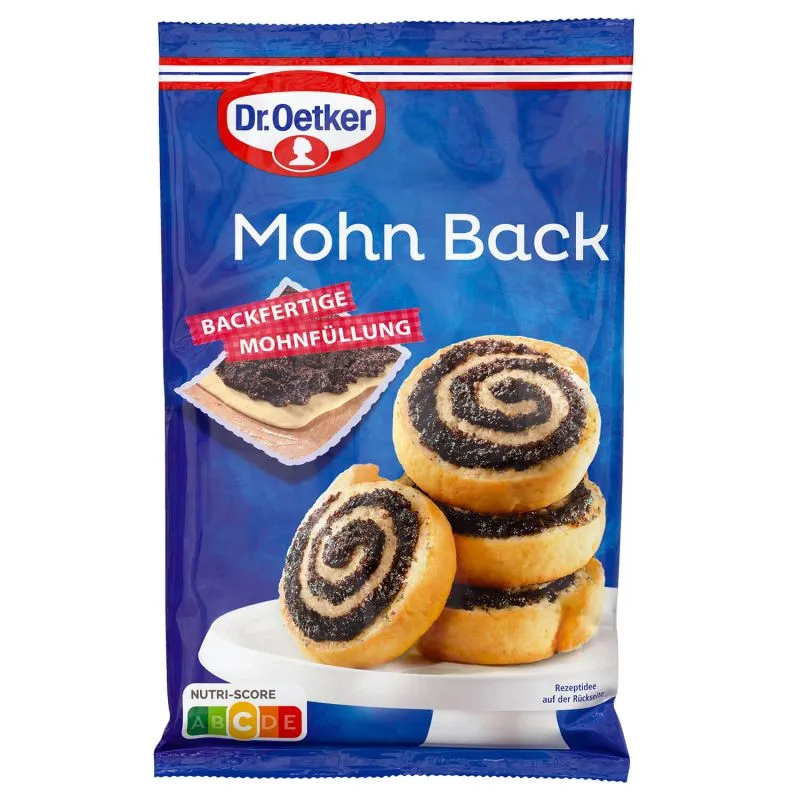 Mohn Back von Dr. Oetker, eine traditionelle Zutat für viele Gebäckarten