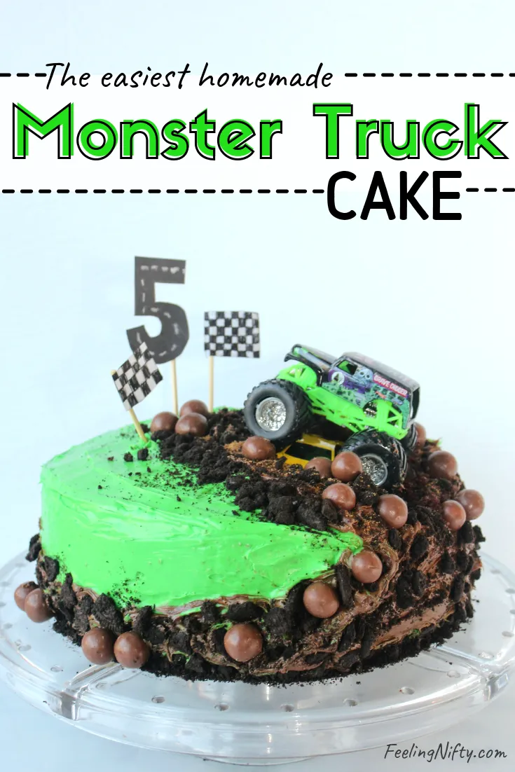 Monstertruck-Torte für Kinder