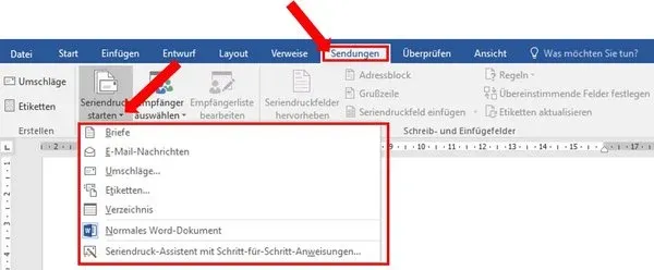MSWord Grundlagen: Serienbrief erstellen