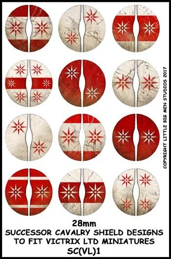 Nachfolger-Kavallerie-Schilddesigns 1