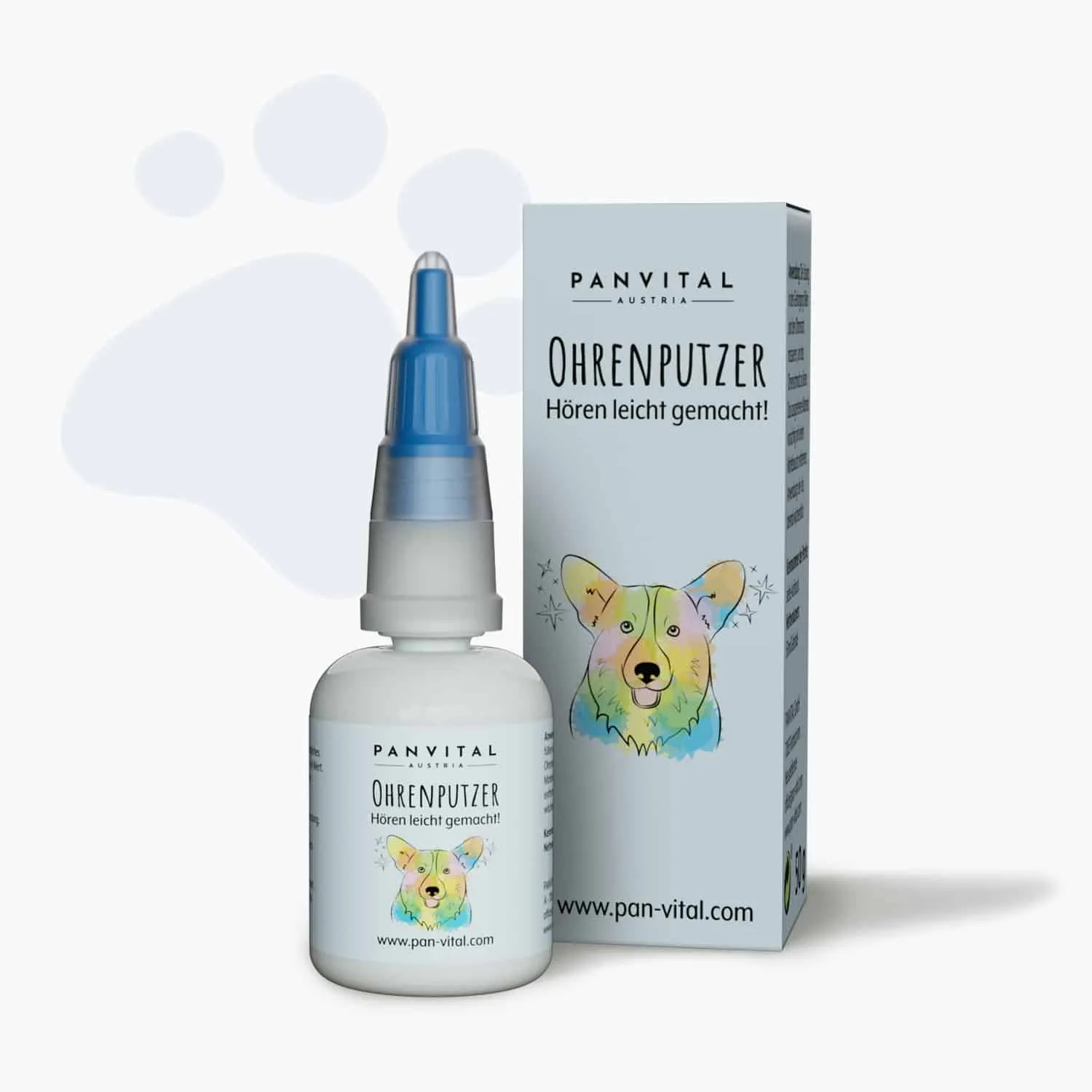 Natürliche Ohrenpflege für Hunde und Katzen mit Ohrenputzer