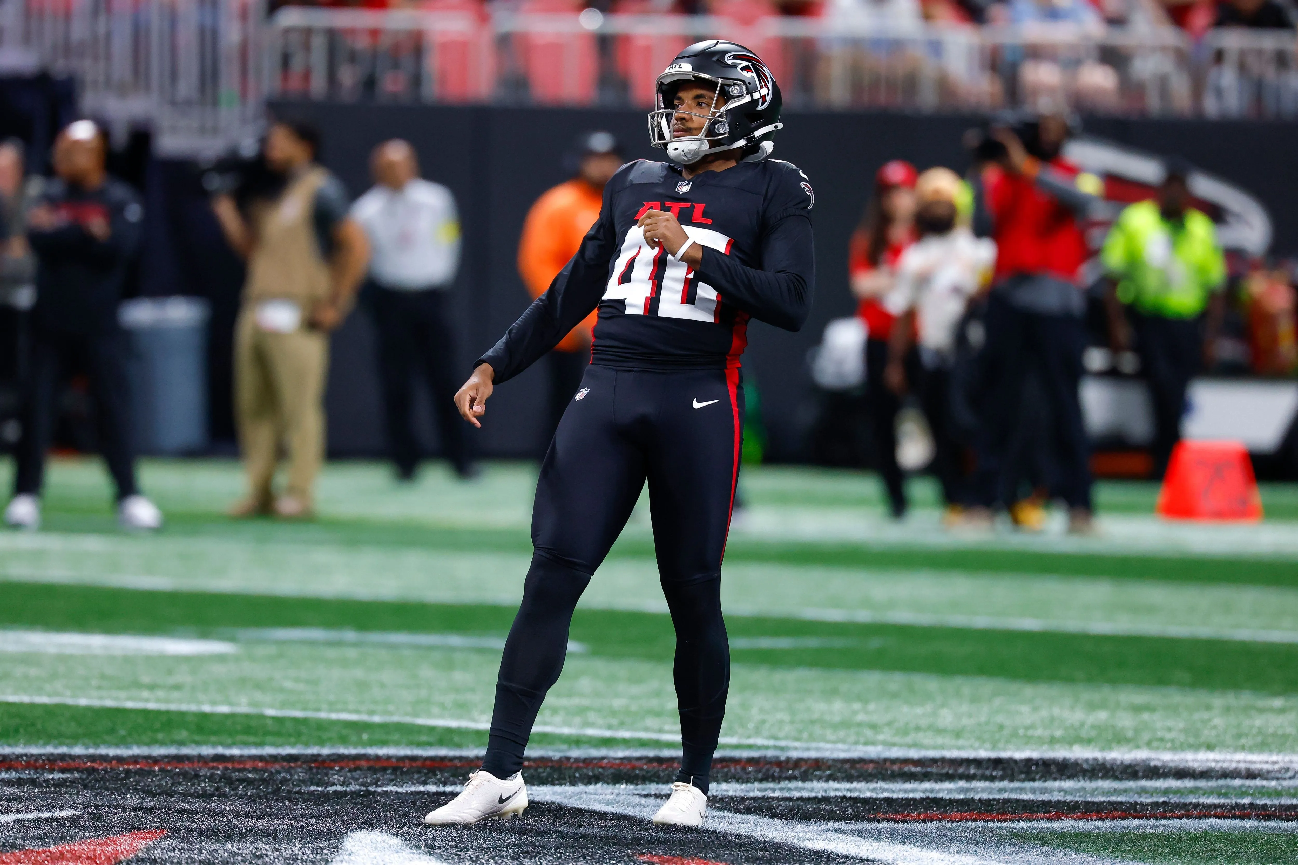 NFL Preseason Spiel zwischen den Detroit Lions und den Atlanta Falcons