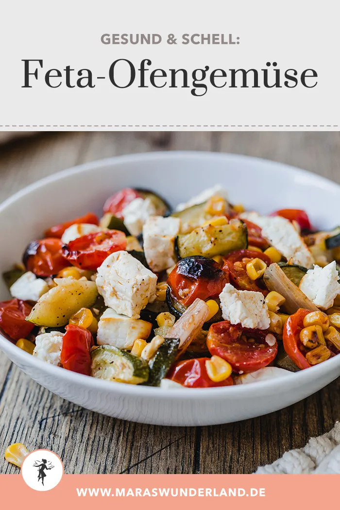 Ofengemüse mit frischer Petersilie und Feta