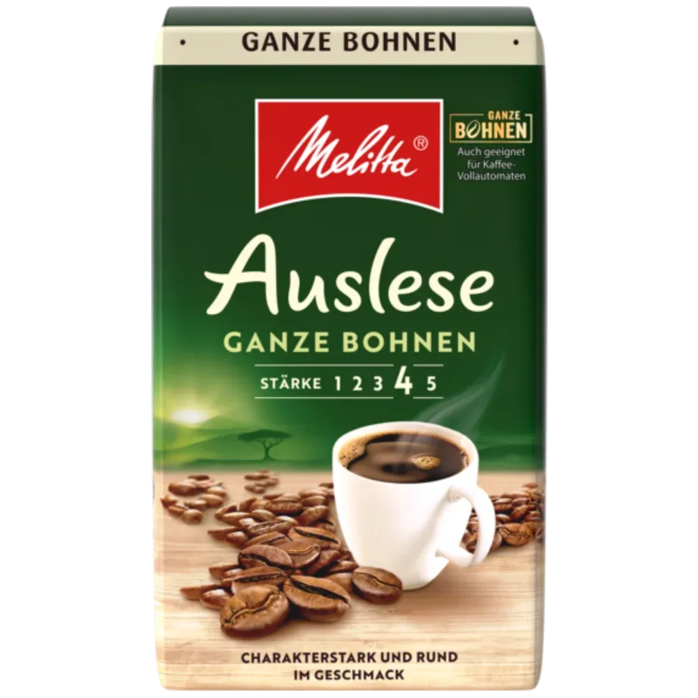 Packung Melitta Auslese Klassisch Kaffeebohnen (500g)