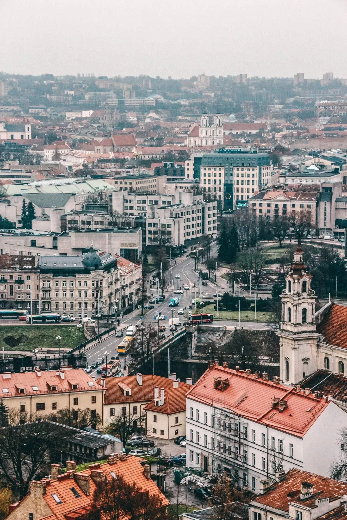 Panorama von Vilnius