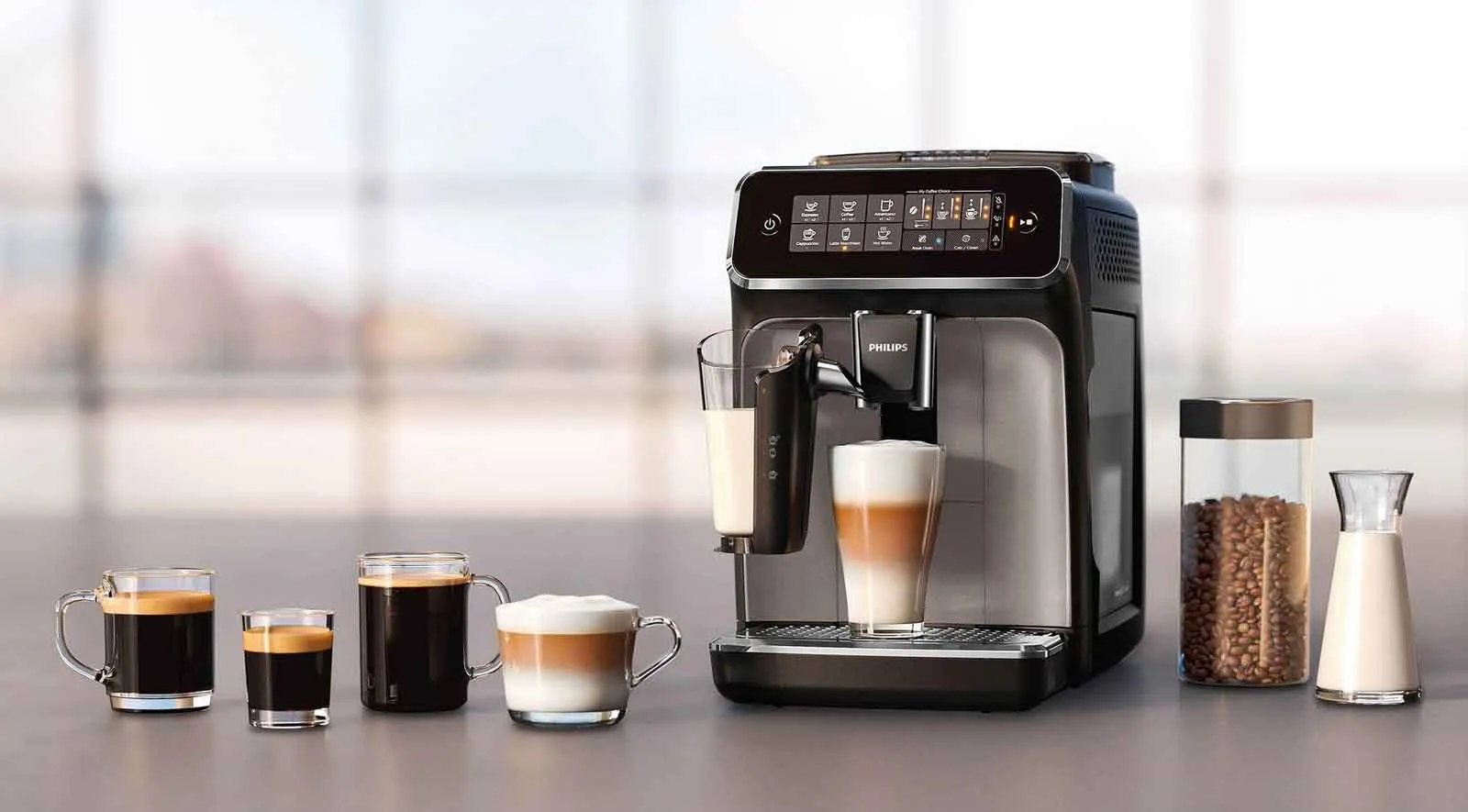 Philips 3200 Serie EP3246/70 Kaffeevollautomat mit LatteGo Milchsystem