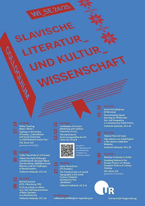 Plakat zum Kolloquium Wintersemester 2024/25