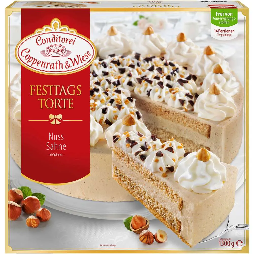 Produktabbildung der Nuss-Sahne-Torte von Coppenrath & Wiese