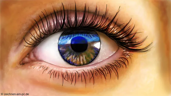 Realistsich Malen - Tutorial zum Malen einens Auges