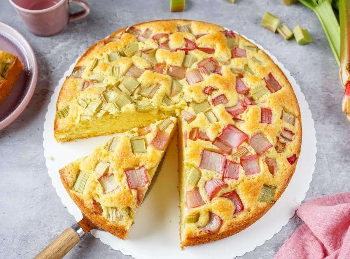 Rhabarberkuchen - Rasend schnelles Rezept