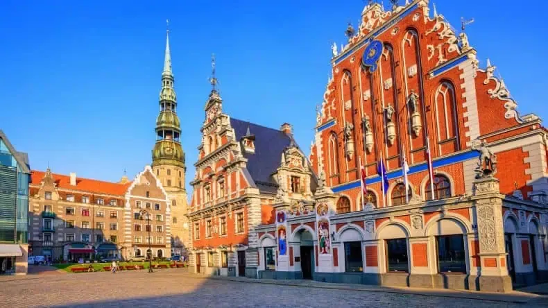 Riga Altstadt in Lettland