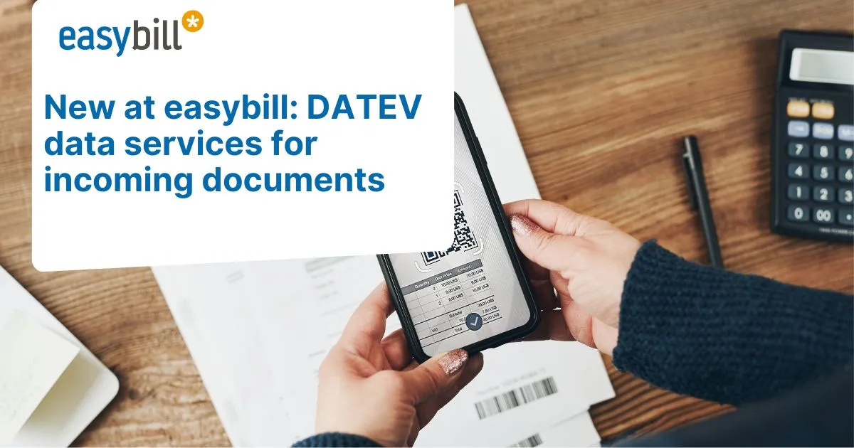Scannen von Eingangsrechnungen mit easybill