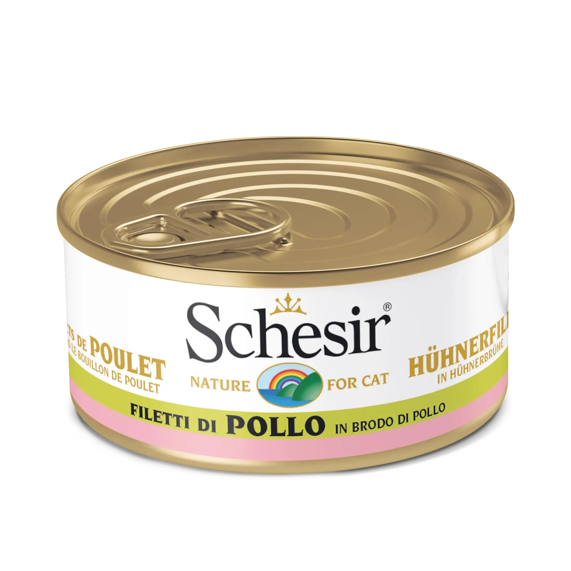 Schesir Cat Brühe Hühnerfilet, ein hochwertiges Nassfutter für Katzen