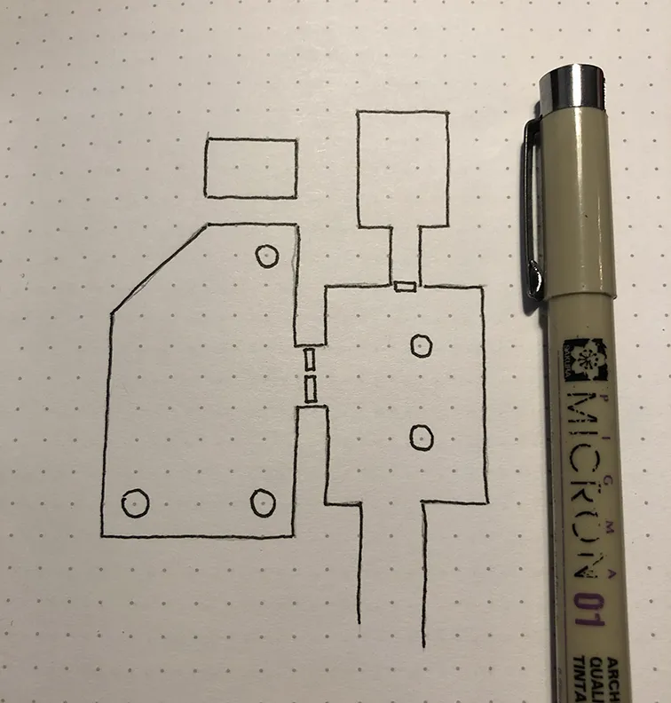 Schritt Zwei: Tusche-Umrisse