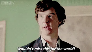 Sherlock Holmes saying I won