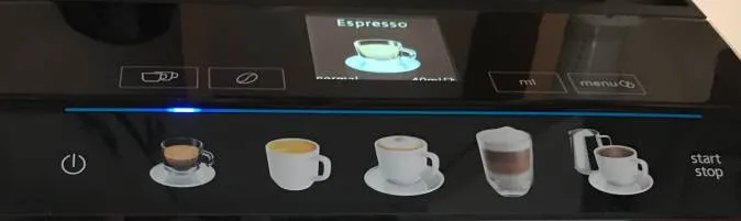 Siemens EQ500 Integral mit Kaffeebohnenbehälter