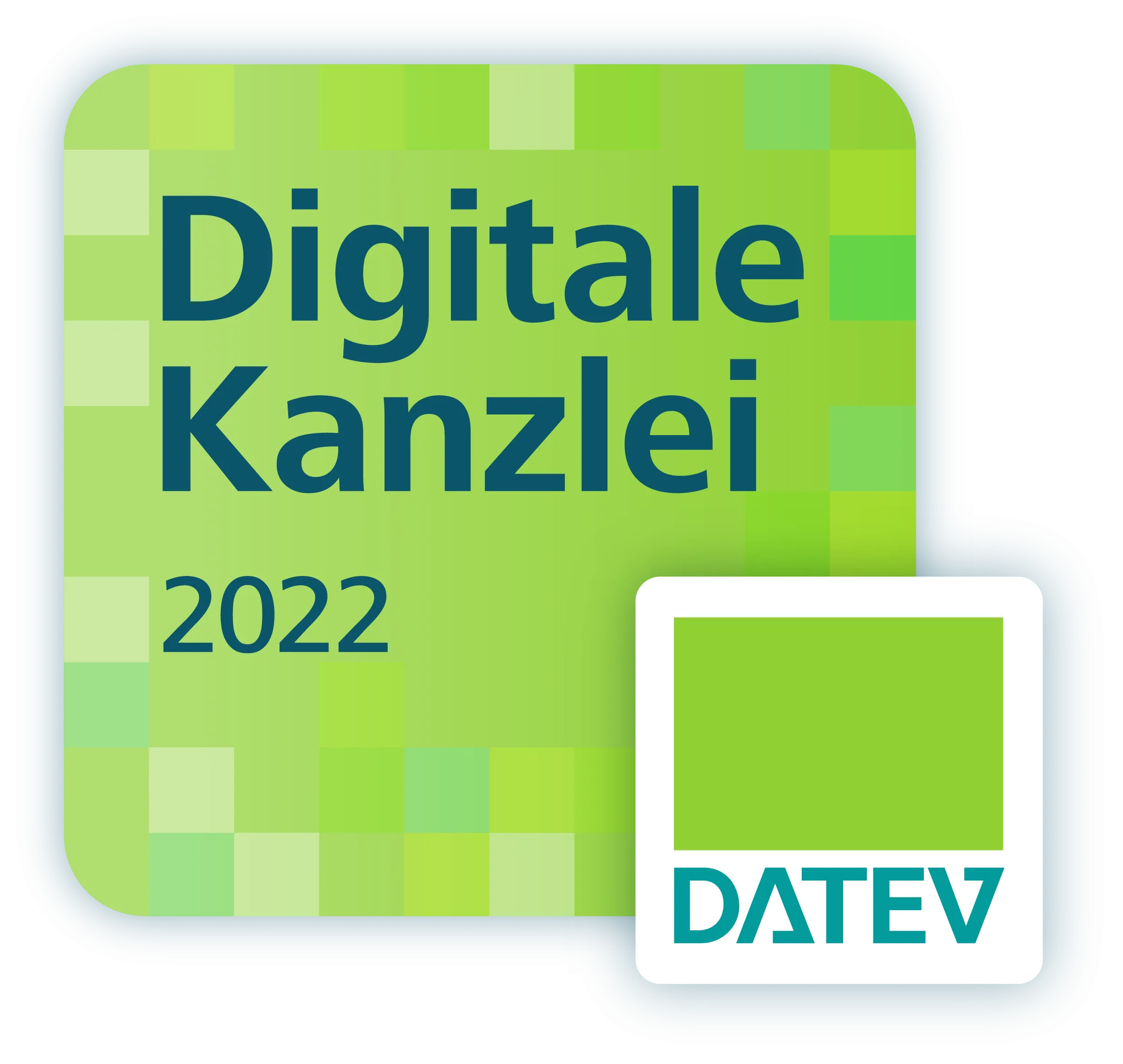 Signet "Digitale Kanzlei 2022" der DATEV eG