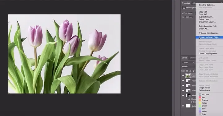 Smart Object in Photoshop