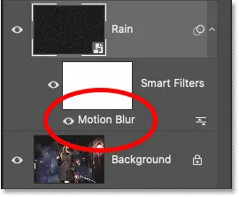 Smartfilter sind unter ihrem Smartobjekt aufgeführt
