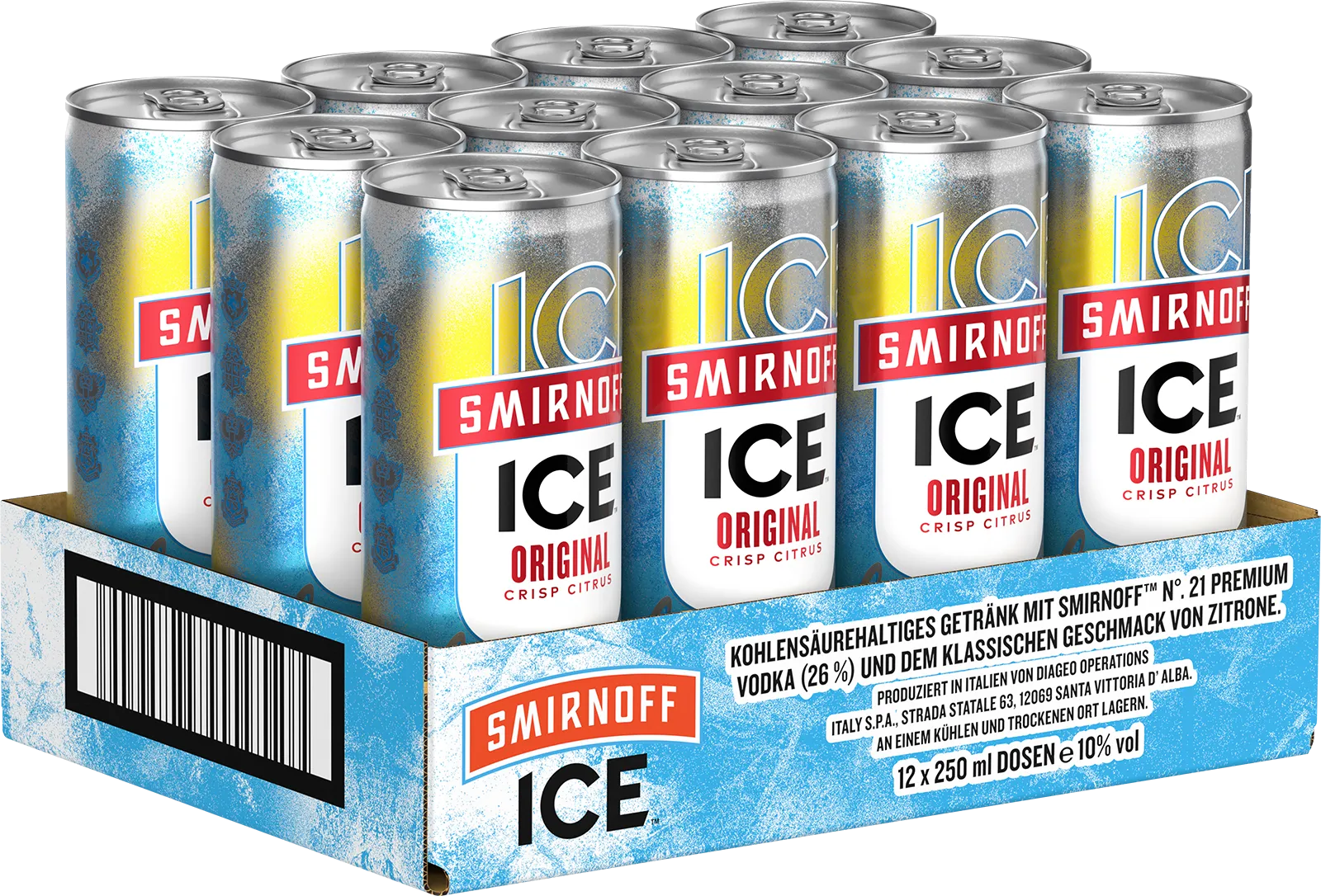 Smirnoff Ice 10% im praktischen 12er-Pack für Parties und Treffen