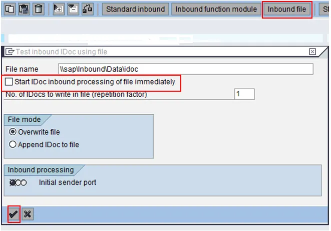 Speichern des IDocs als Datei in WE19