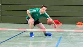 Spielerinnen beim dynamischen Prellball-Match