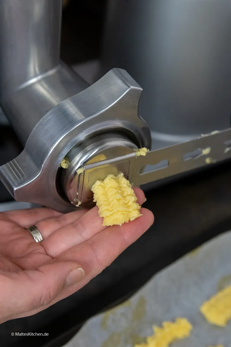 Spritzgebäck backen, mit der Bosch OptiMUM