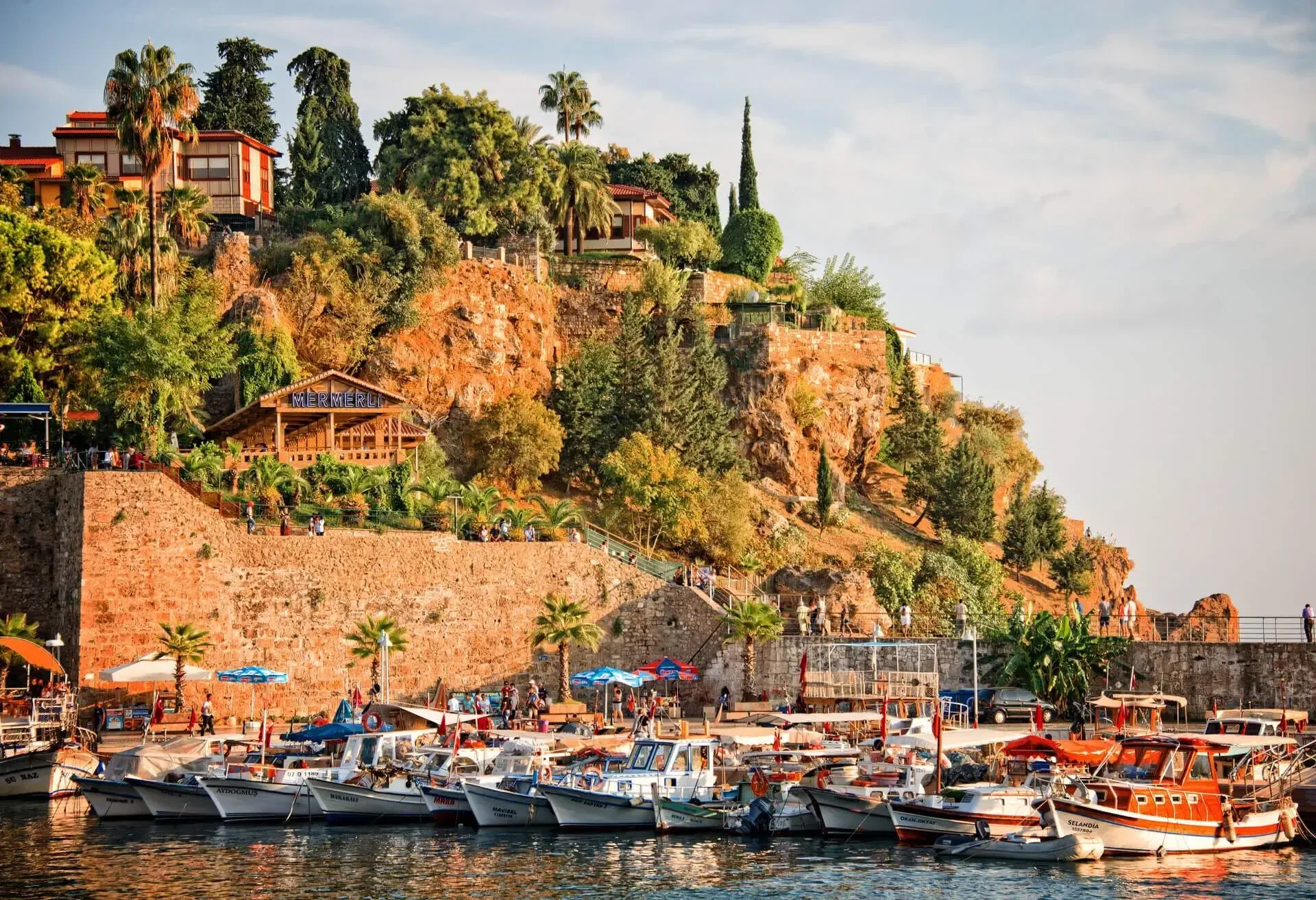 Strände und Küste von Antalya in der Türkei