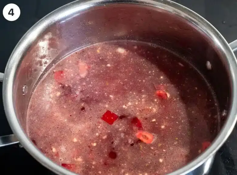 Suppe köcheln lassen