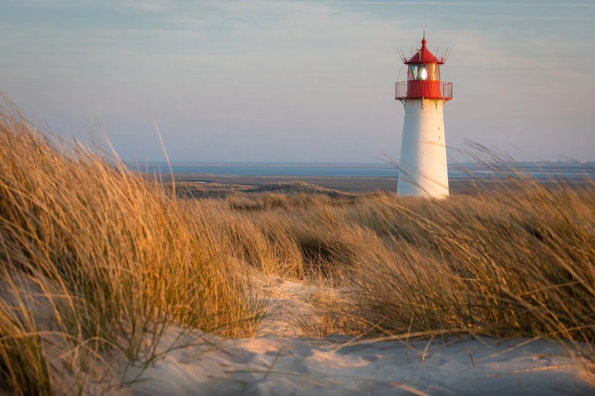 Sylt Leuchtturm an der Nordsee