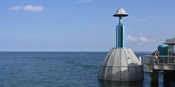 Tauchglocke an der Ostsee