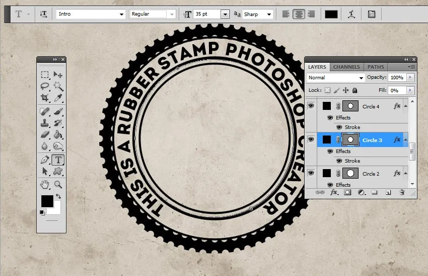 Text entlang eines Pfades in Photoshop hinzufügen