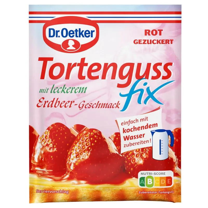 Tortenguss Fix Erdbeer im Beutel