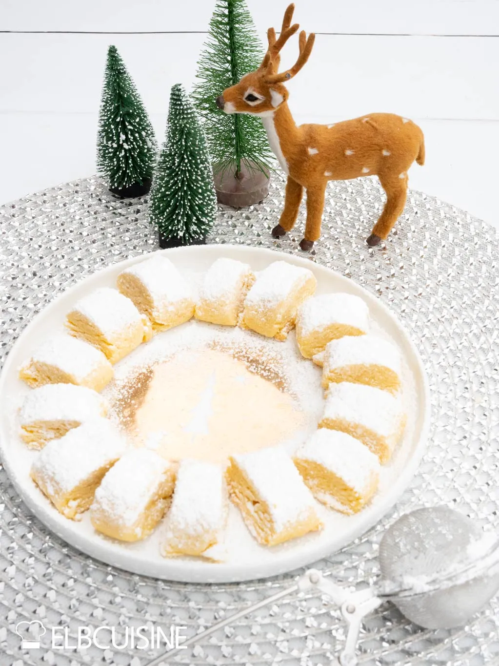 Traumstücke nach dem Puderzuckerbad