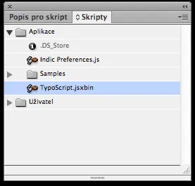 TypoSkript-Oberfläche in Aktion
