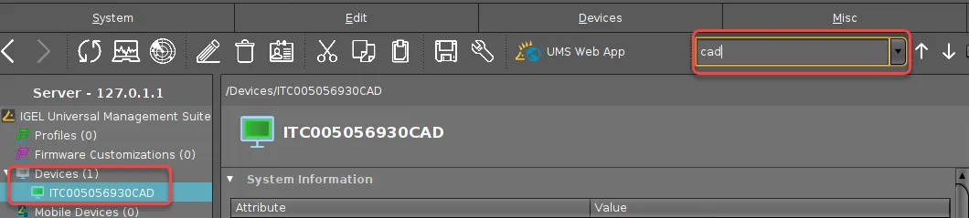 Überblick über die Einstellungen zur Online-Prüfung in der IGEL UMS Konsole