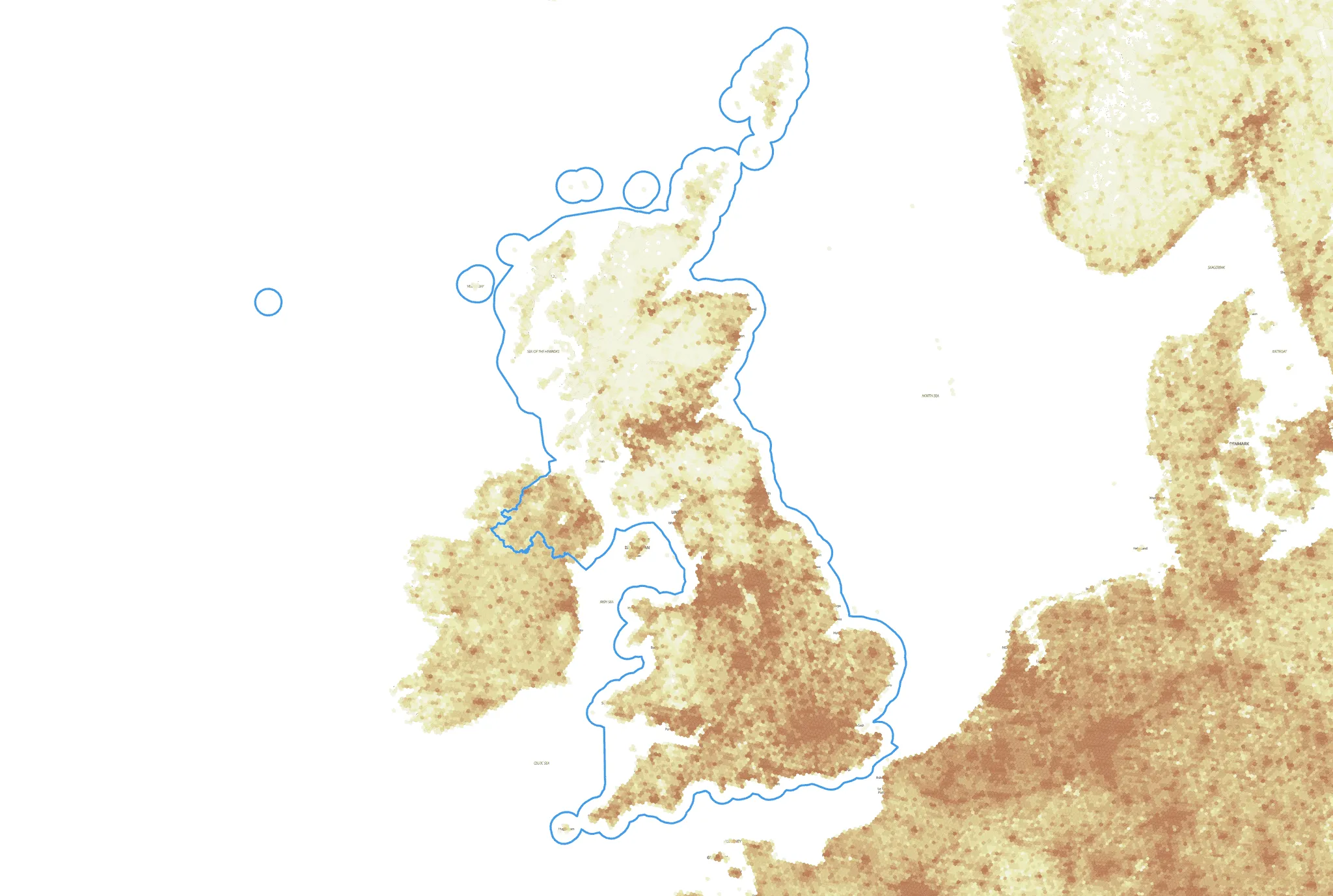 United Kingdom Population Density