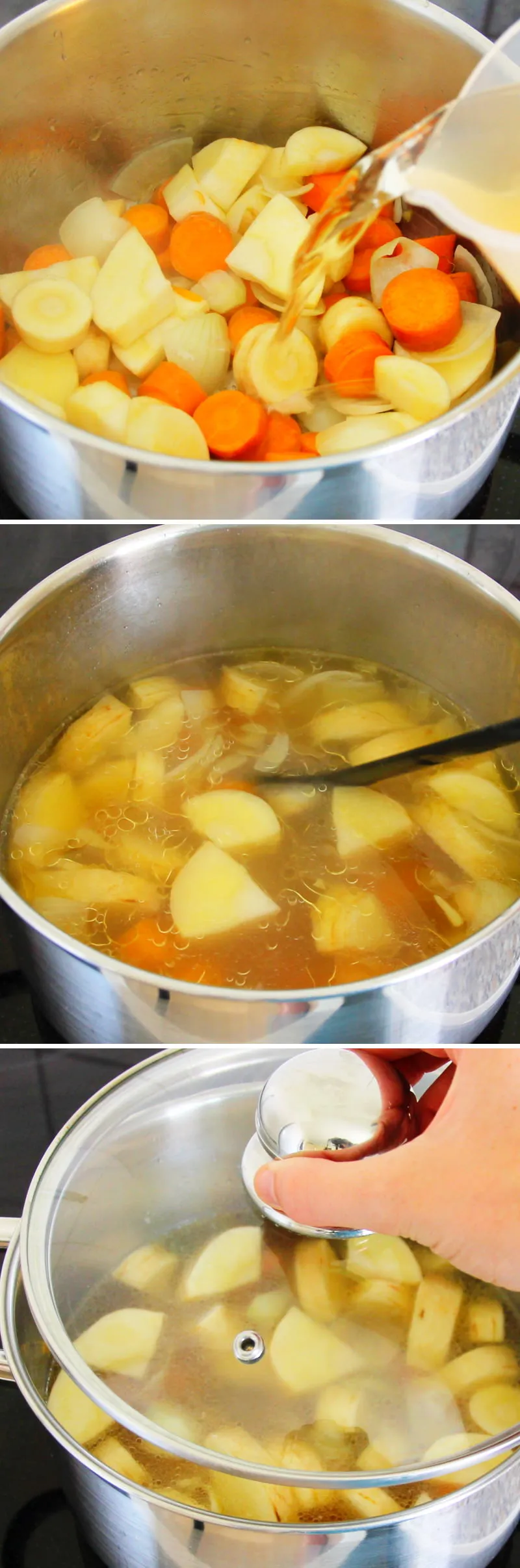 Vegetarische Ramen Schritt 4 Bruehe kochen
