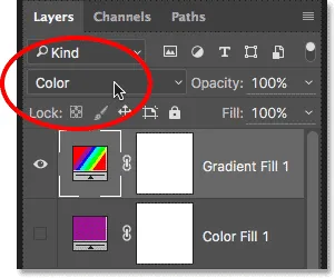 Verlauf-Mischmodus „Farbton“.