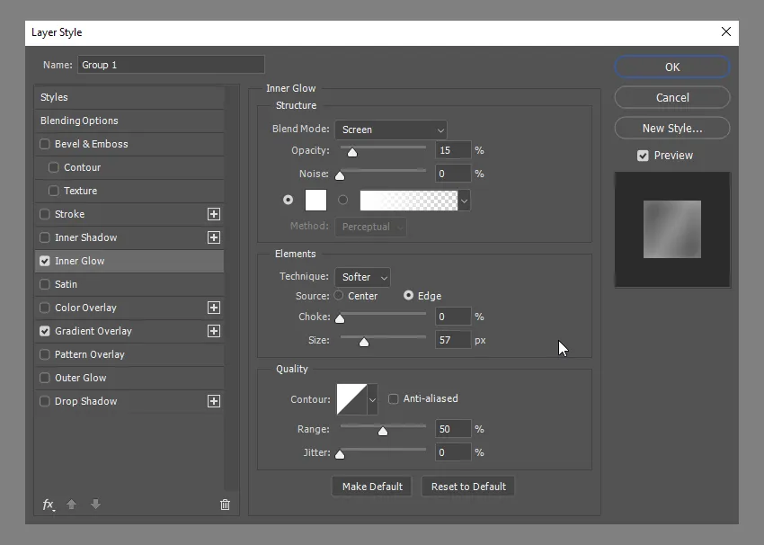 Verlaufsüberlagerung hinzufügen