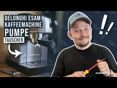 Video-Reparaturanleitung zum Austausch einer Pumpe in einer Kaffeemaschine, ein häufiges Problem