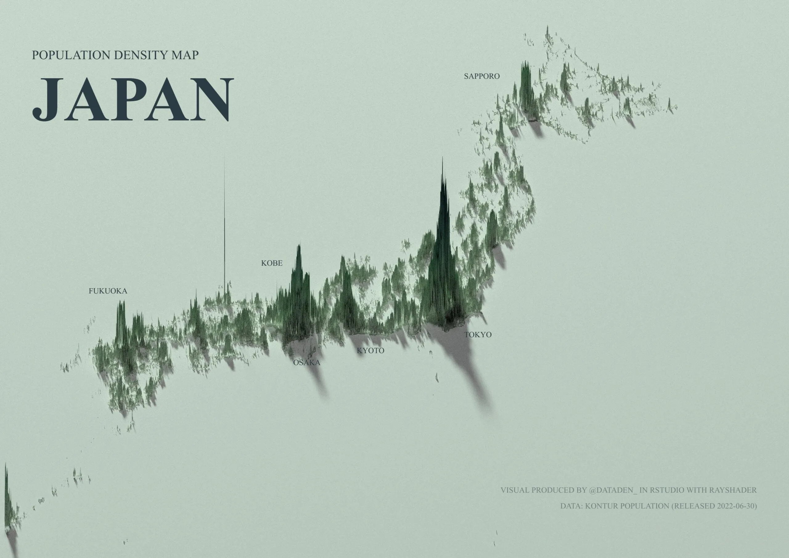 Viral Population Density Map
