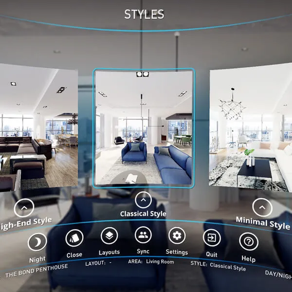 Virtuelle Tour durch ein Bauprojekt