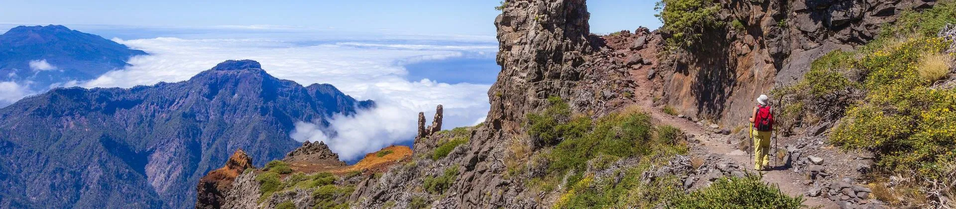 Wanderwege im Caldera de Taburiente Nationalpark auf La Palma