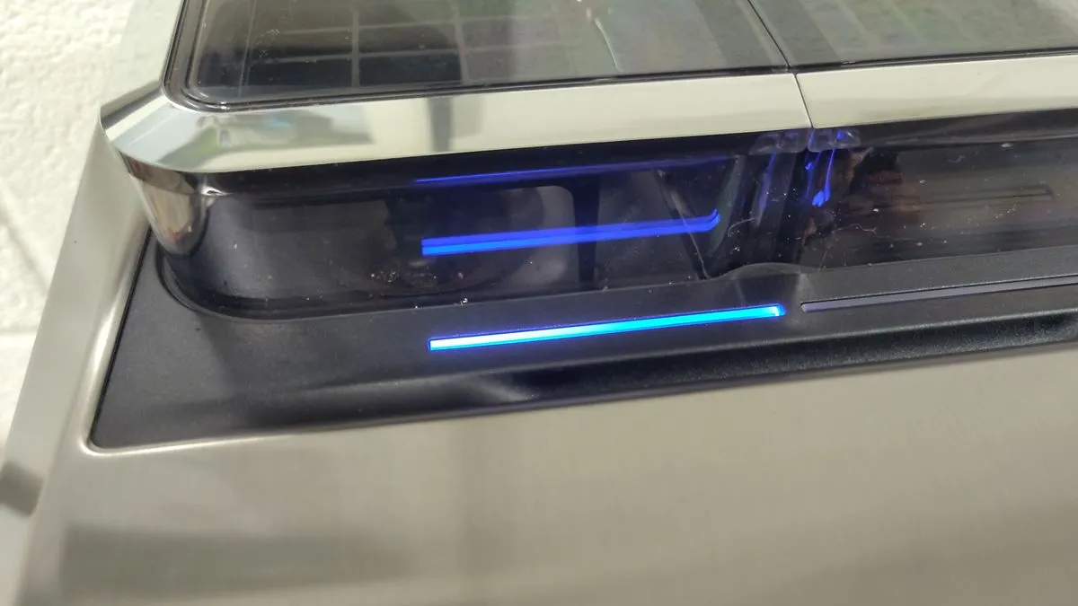 Warnlicht für leeren Bohnenbehälter am Siemens EQ900 Kaffeevollautomat