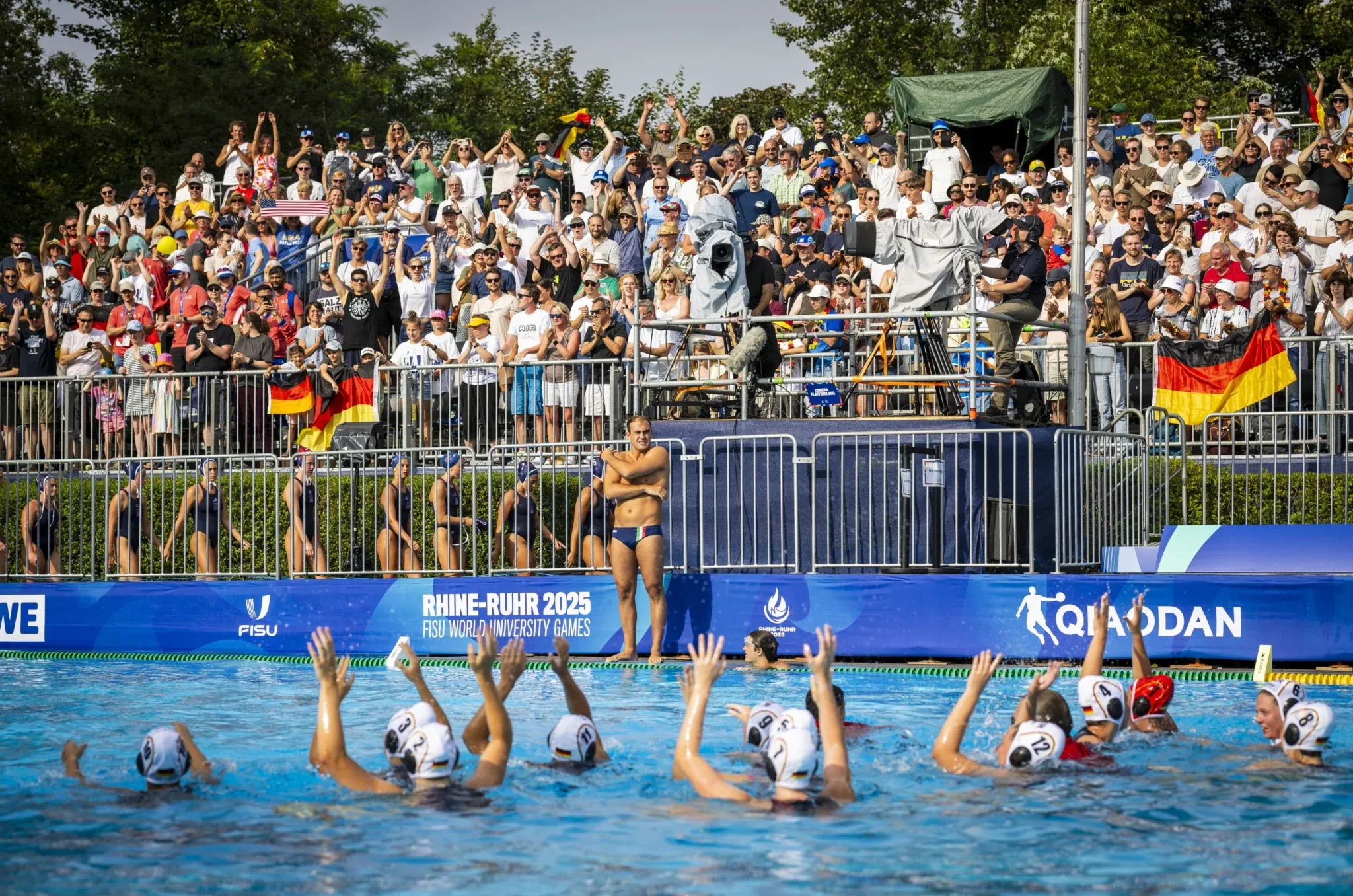 Wasserball-Finale bei den FISU World University Games 2025 in Rhine-Ruhr