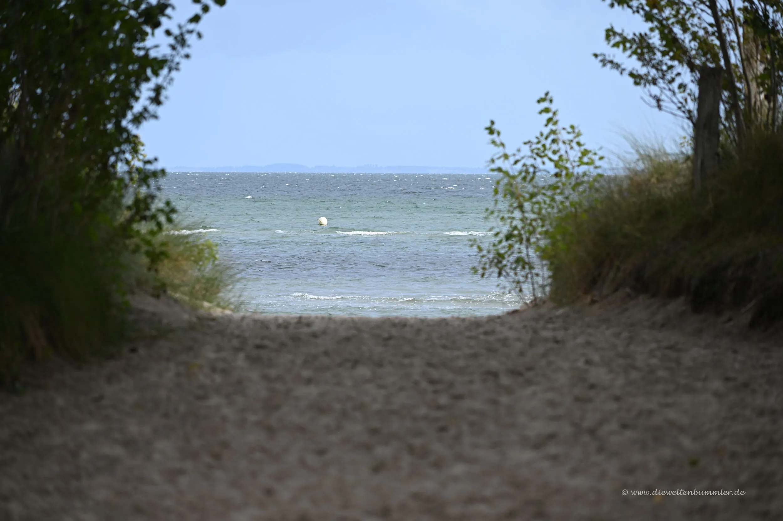 Weg zum Strand an der Ostsee