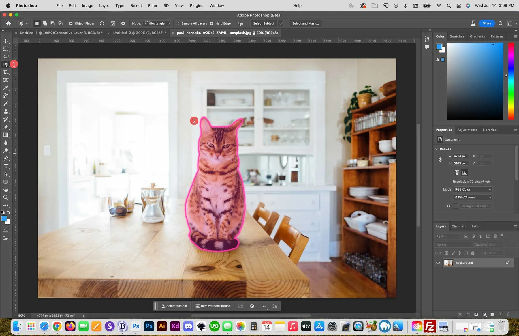Werkzeug für Objektauswahl