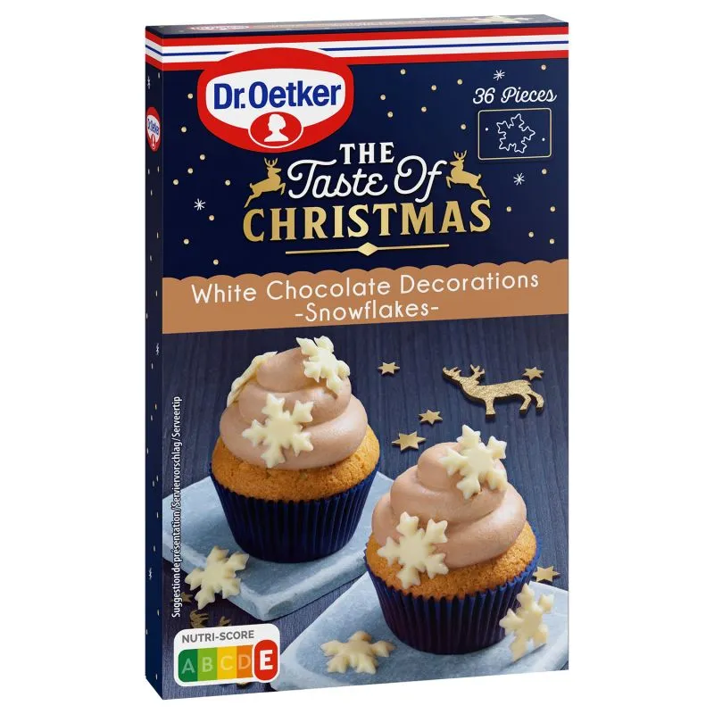 White Chocolate Snowflakes Packung