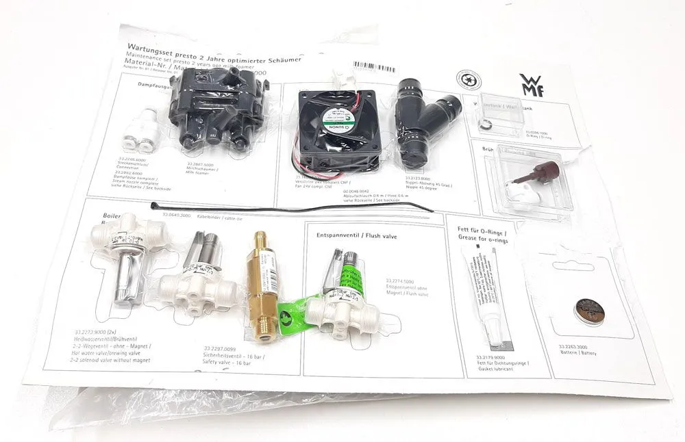 WMF Presto Wartungsset für zwei Jahre, inklusive Brüheinheit